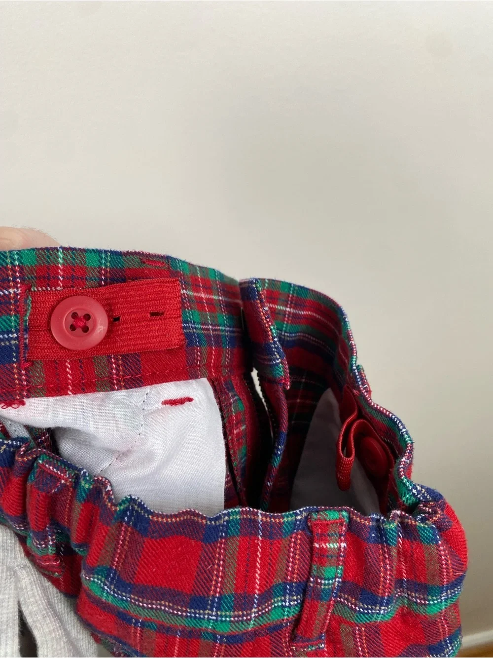 Gymboree Boys Family Celebrations Plaid Pants size 6
